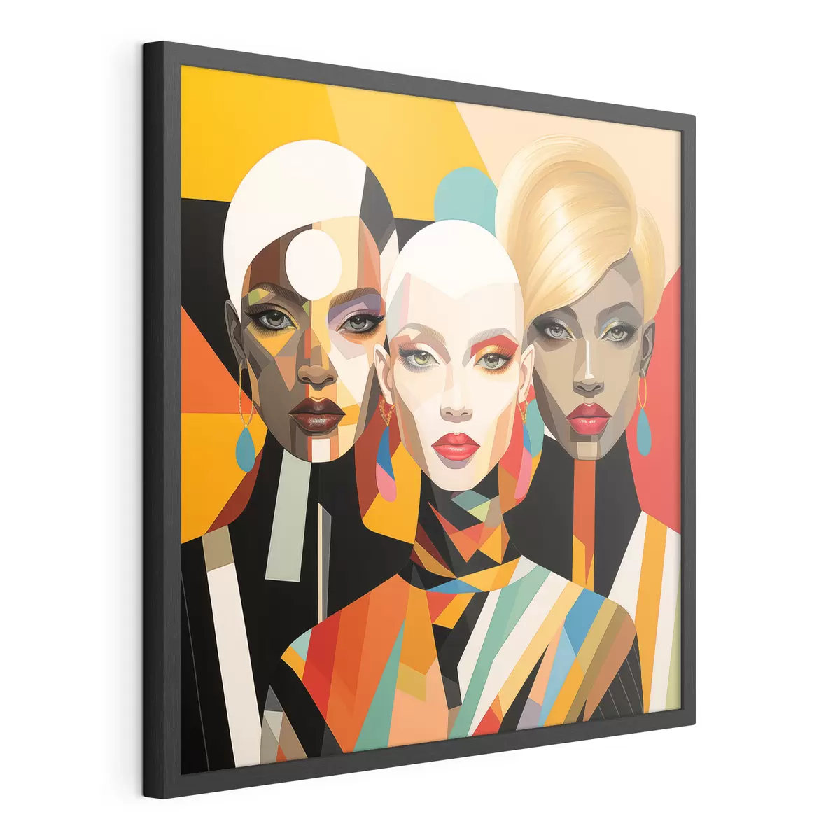 Poster Ritratti geometrici di donne f50254