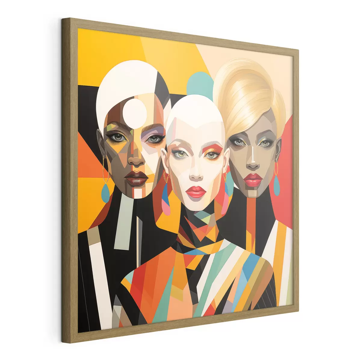 Poster Ritratti geometrici di donne f50254