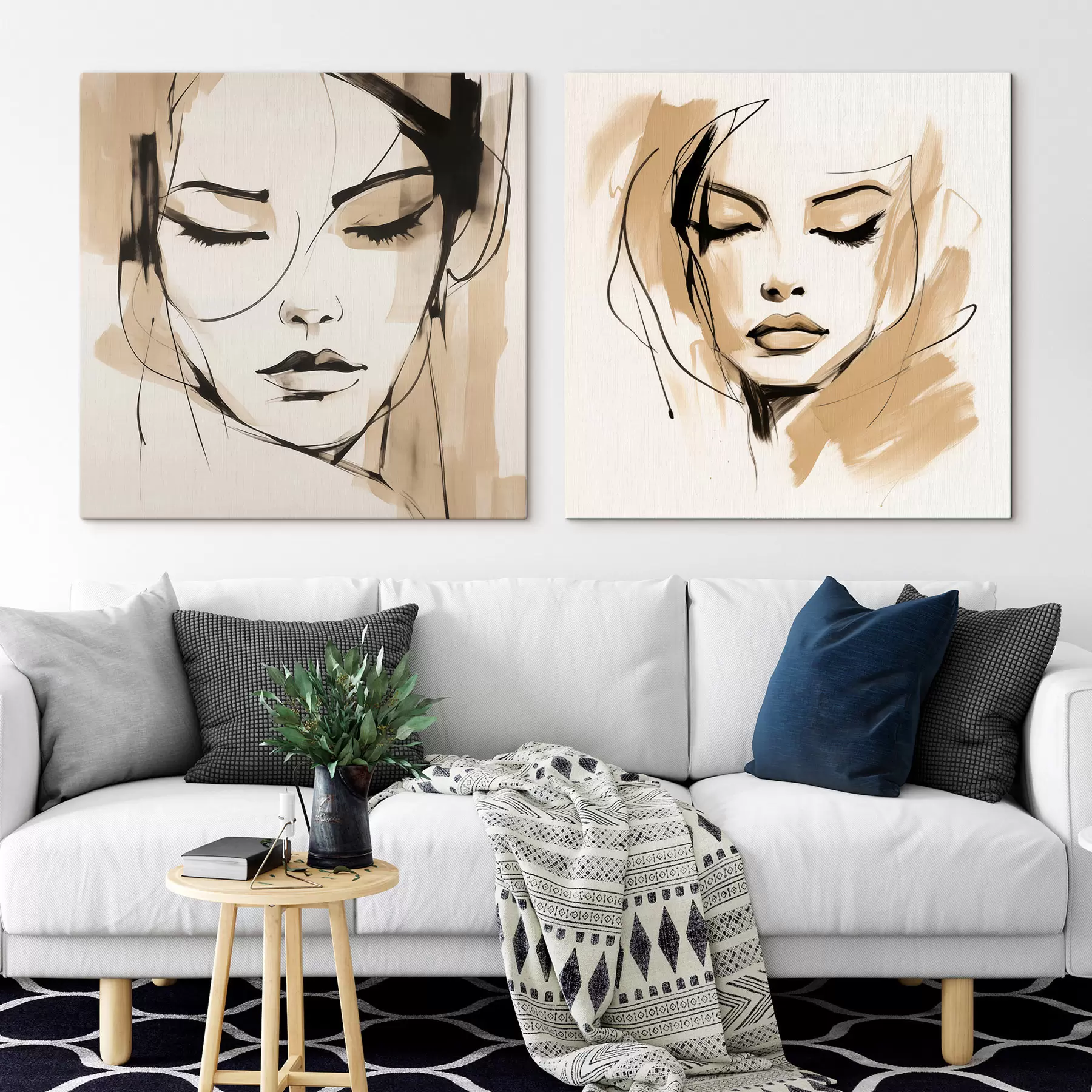 Quadro Ritratti astratti di donne nr. m30852