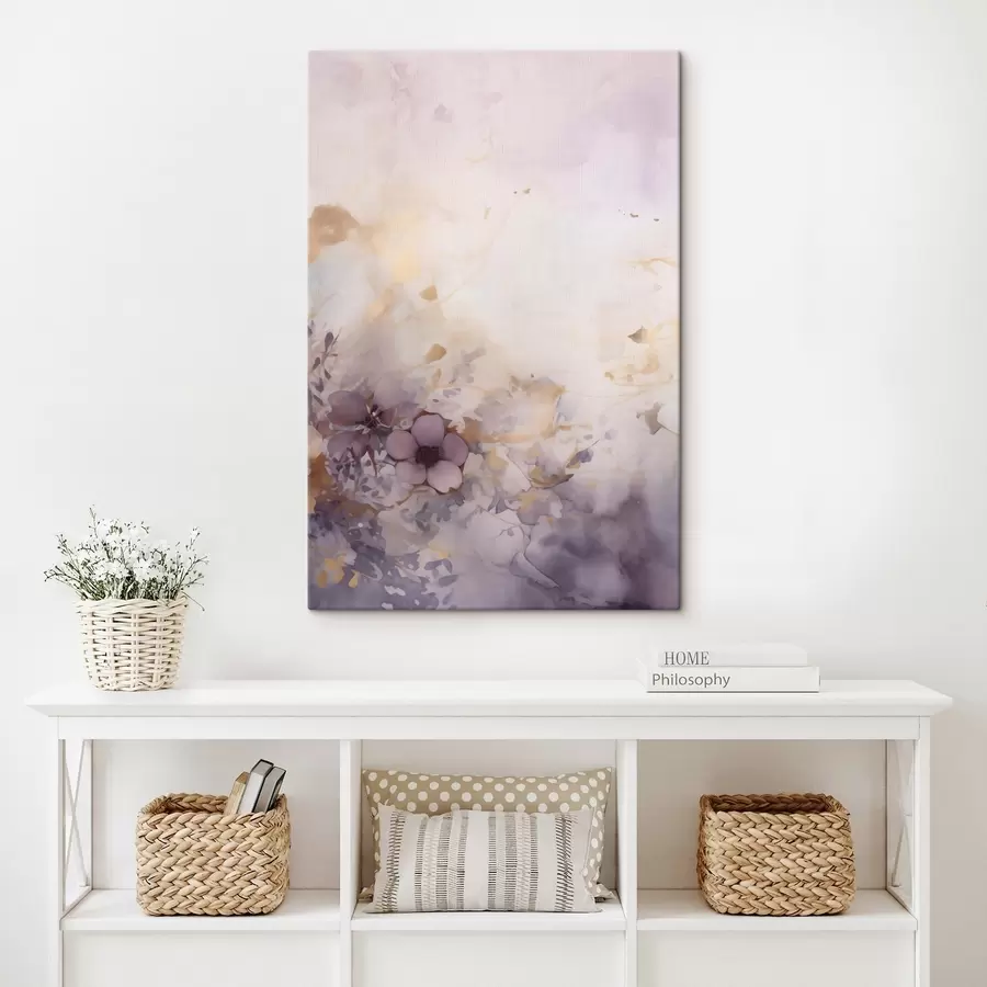 carta da parati Nebbia viola in fiore nr. s50297