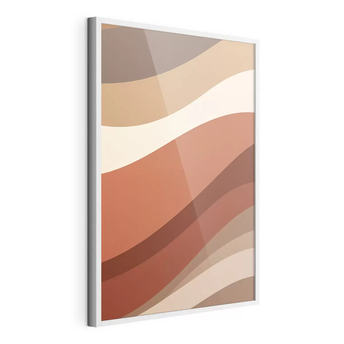 Poster Geometria in terracotta f50283