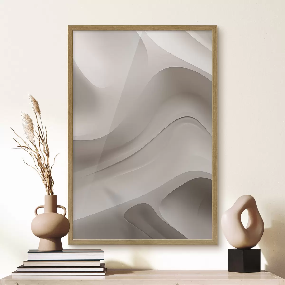 Poster Rilievo tridimensionale bianco f50286