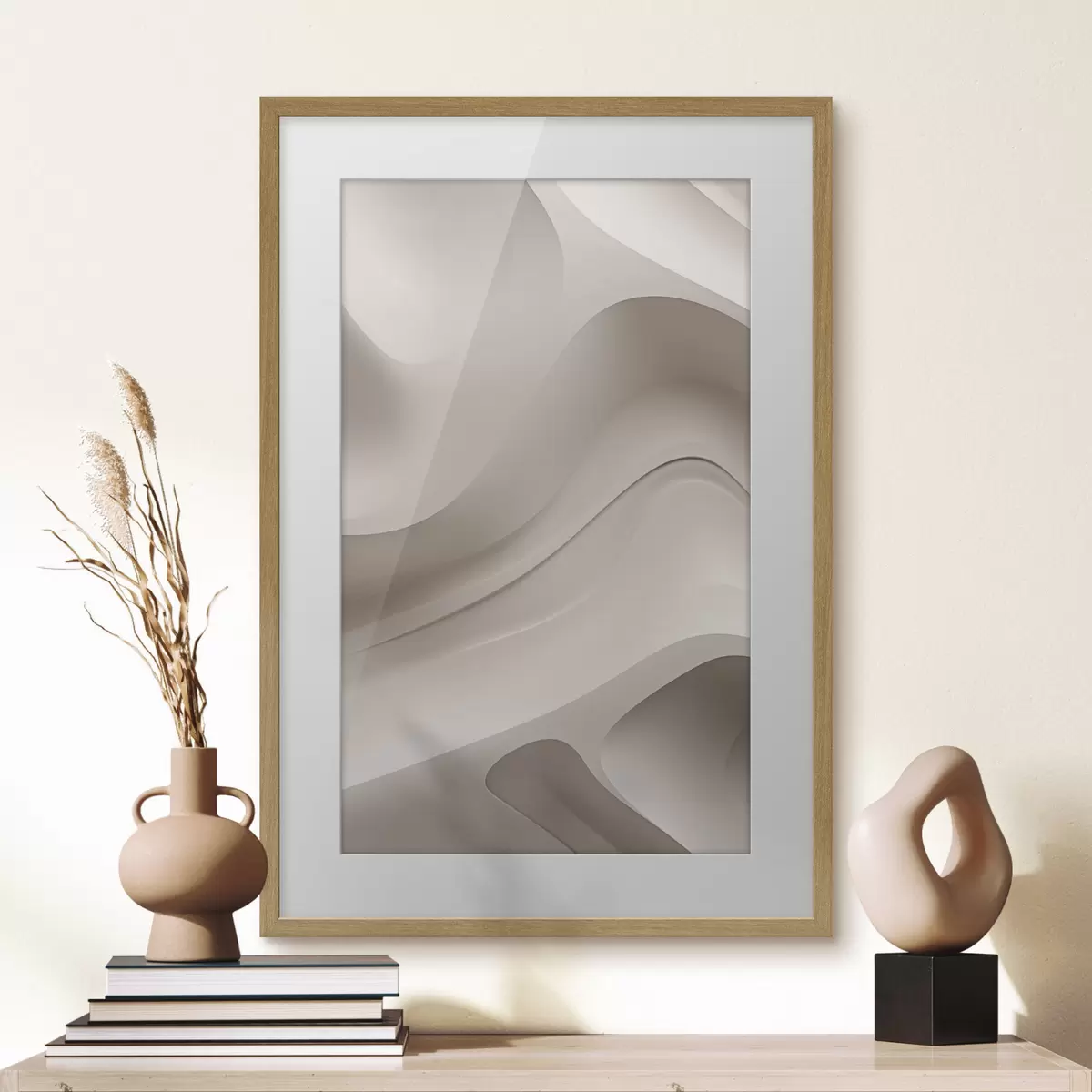 Poster Rilievo tridimensionale bianco f50286
