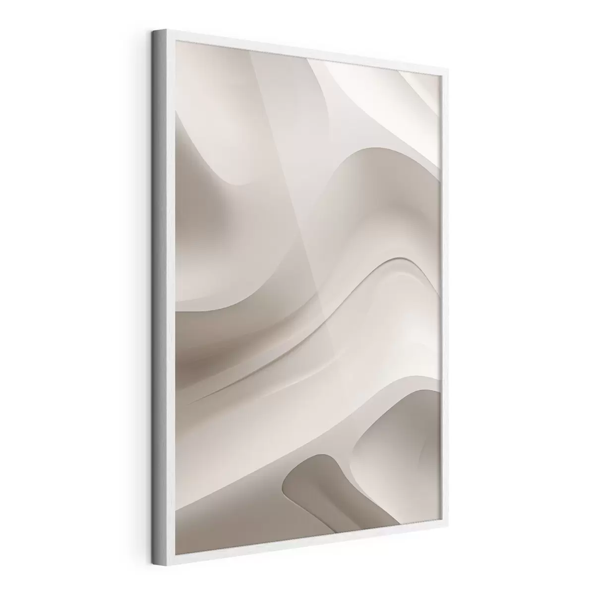 Poster Rilievo tridimensionale bianco f50286