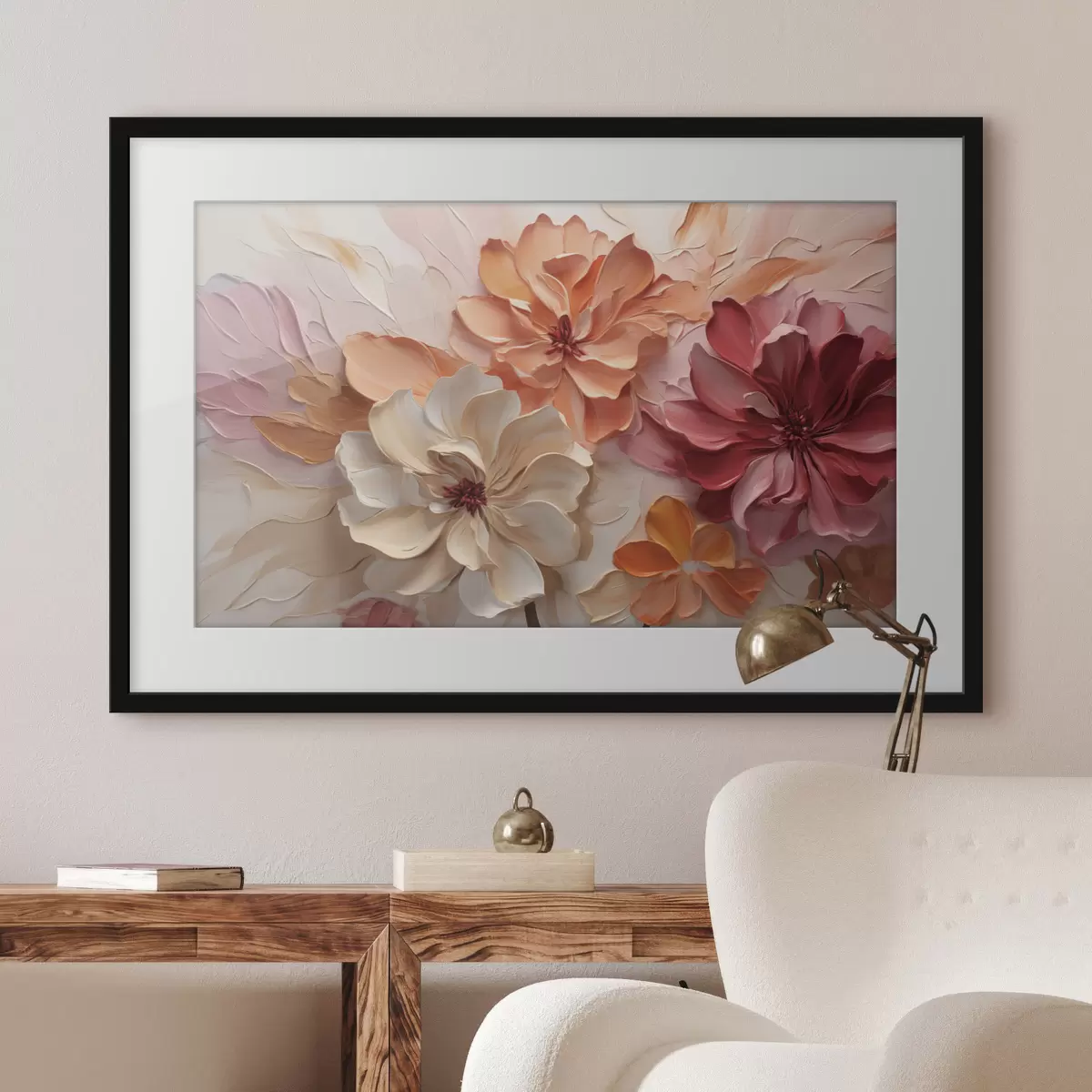 Poster Fiori primaverili tridimensionali f50288