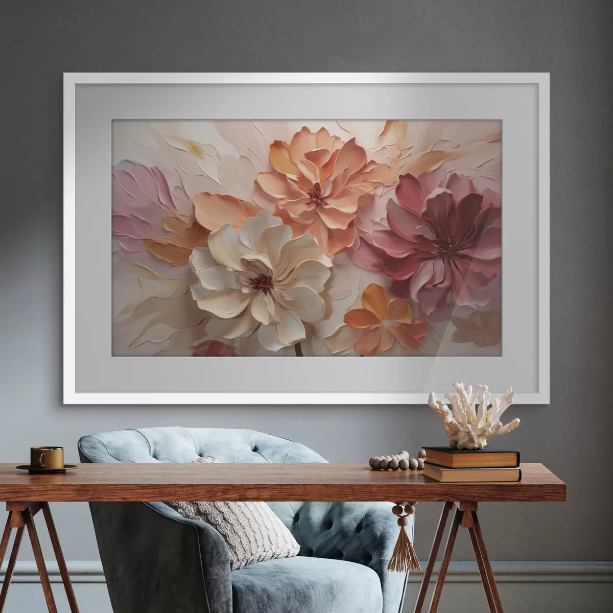 Poster Fiori primaverili tridimensionali f50288