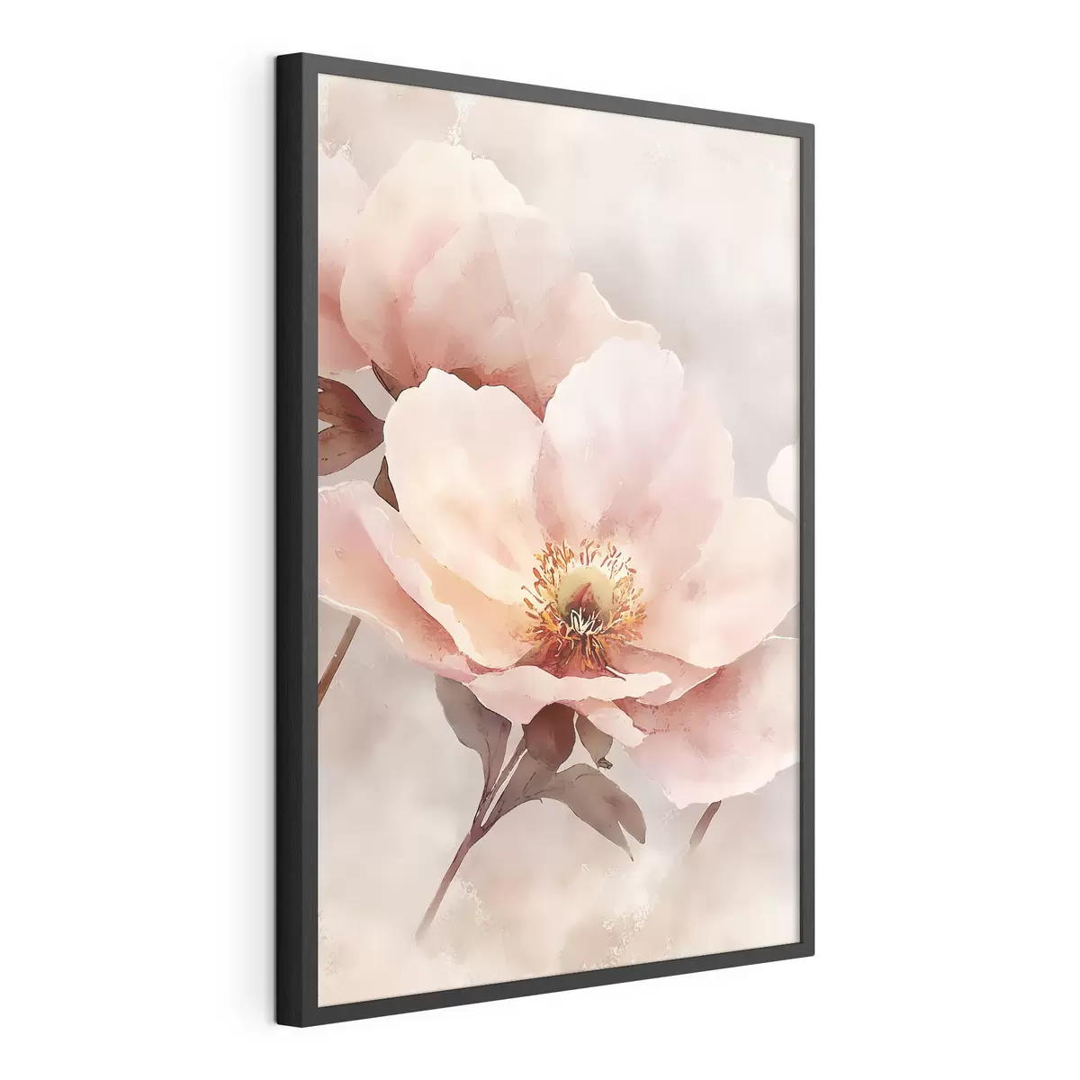 Poster Delicata peonia rosa f50290