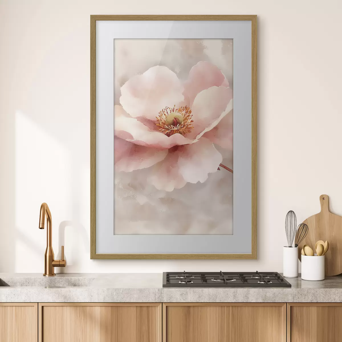 Poster Delicato bocciolo in fiore f50291