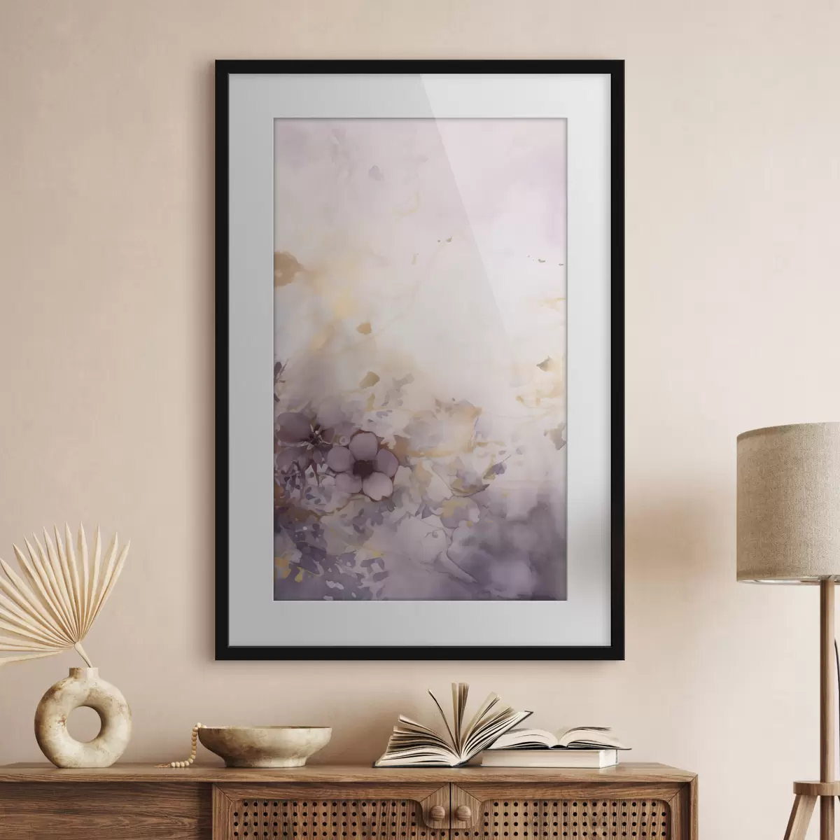 Poster Nebbia viola in fiore f50297
