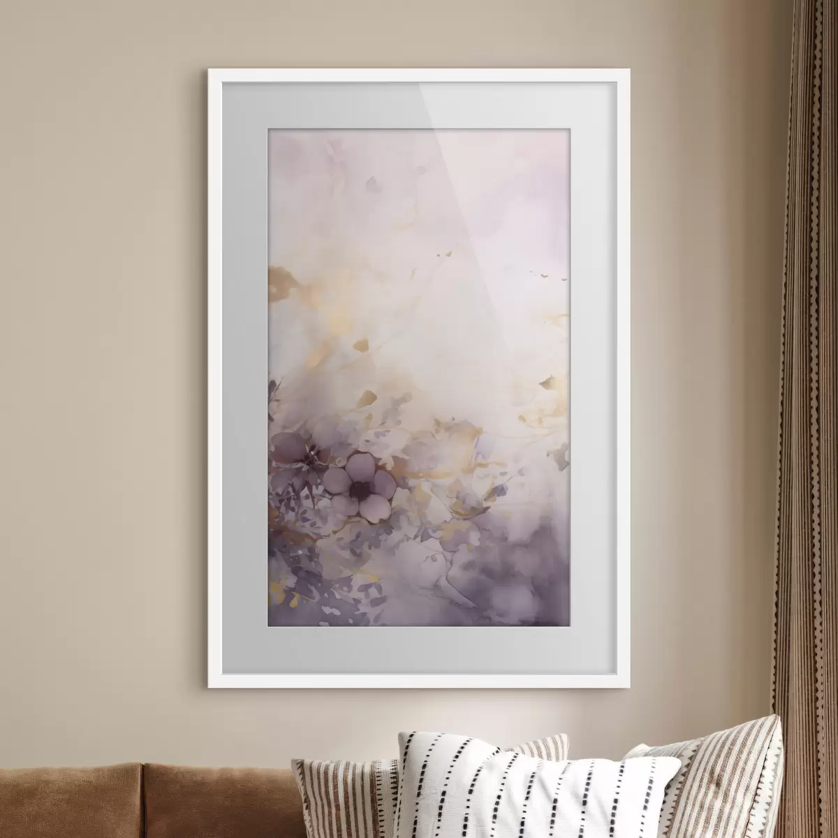 Poster Nebbia viola in fiore f50297