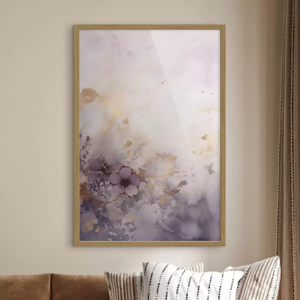 Poster Nebbia viola in fiore f50297