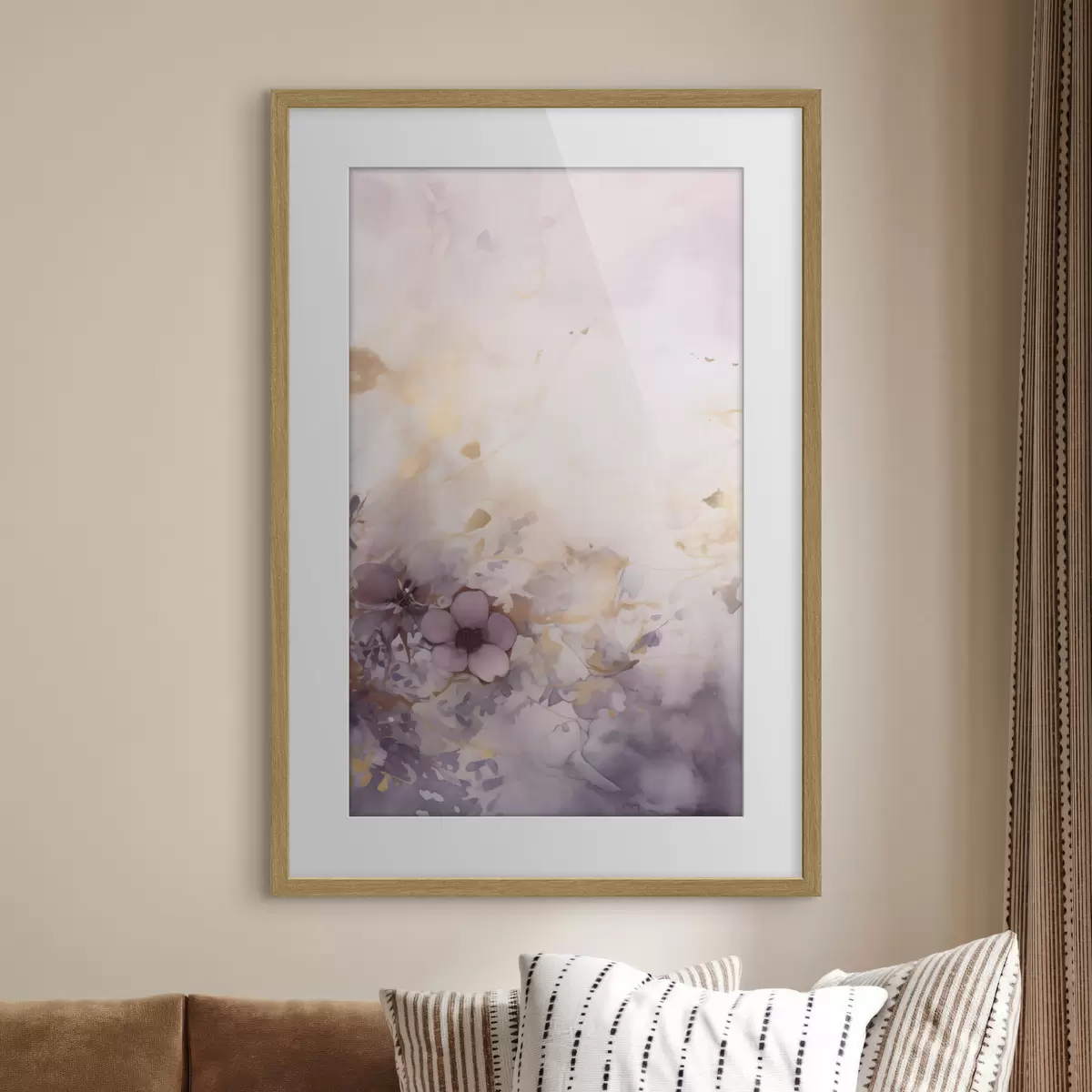 Poster Nebbia viola in fiore f50297