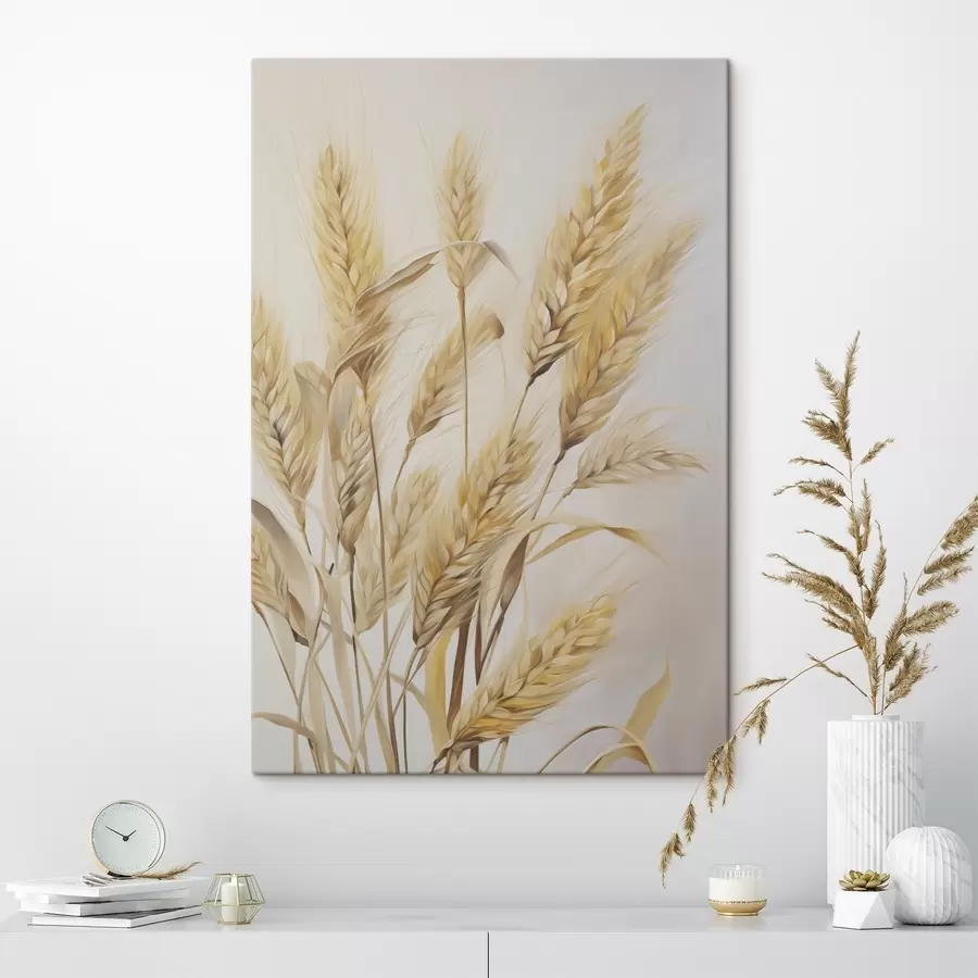 carta da parati Spighe di grano, imitazione di un dipinto nr. s50262
