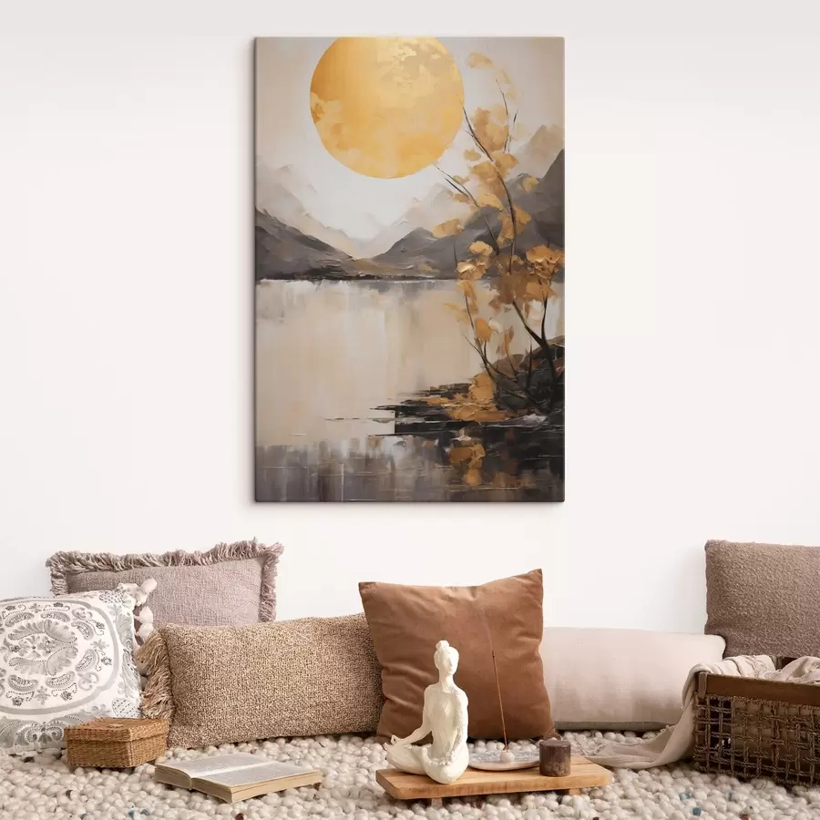 carta da parati Paesaggio astratto, imitazione della pittura nr. s50272