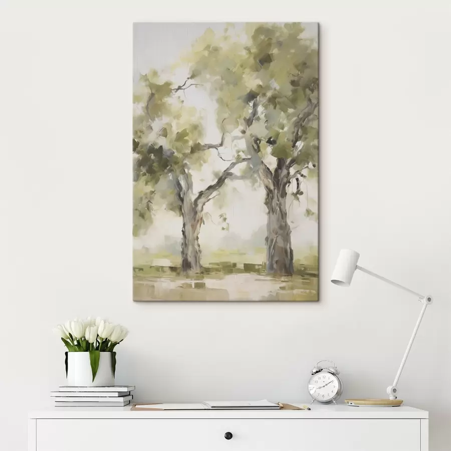 carta da parati Alberi, imitazione di un dipinto nr. s50275