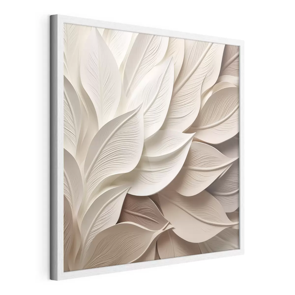 Poster Foglie astratte, illustrazione piatta f50261