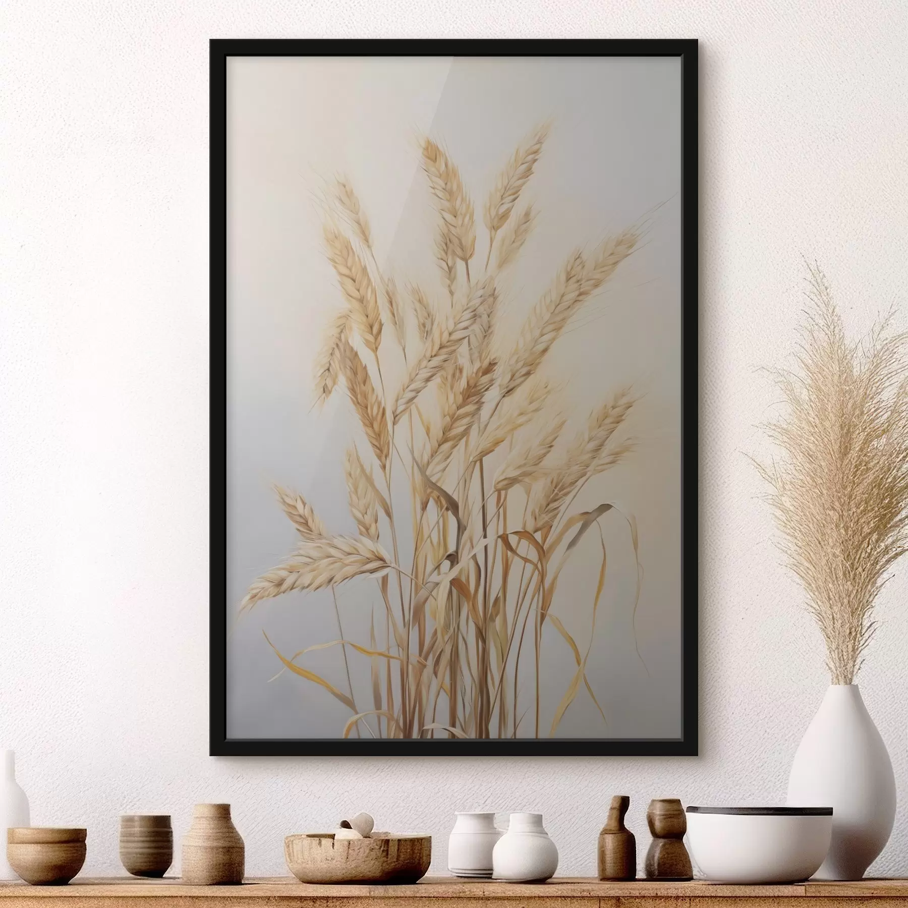 carta da parati Grano, dipinto in stile imitativo nr. f50263