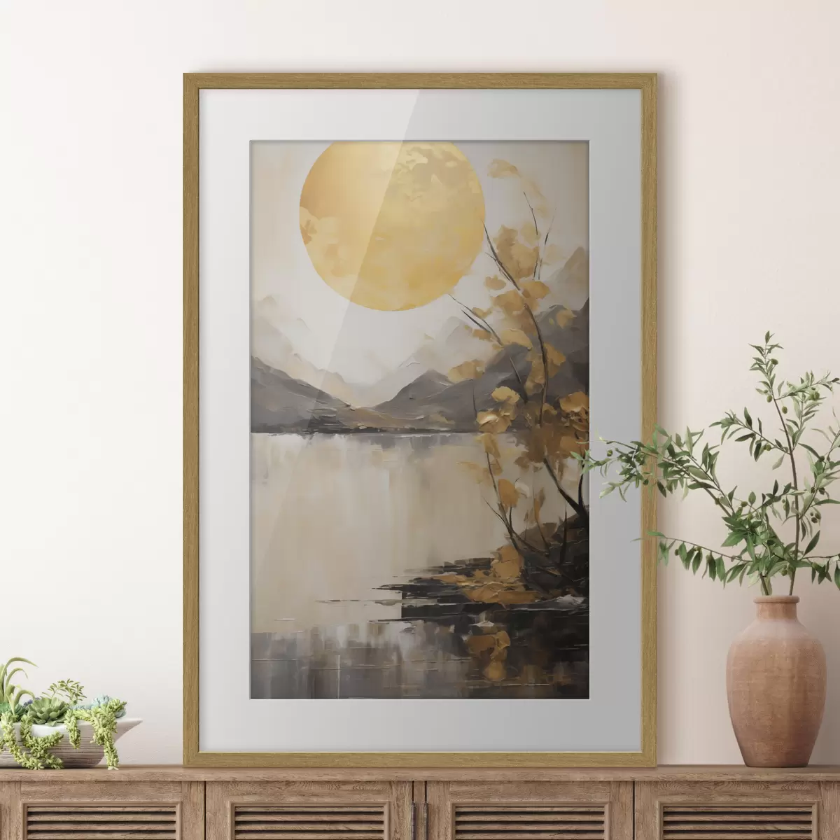 Poster Paesaggio e scintilla f50272