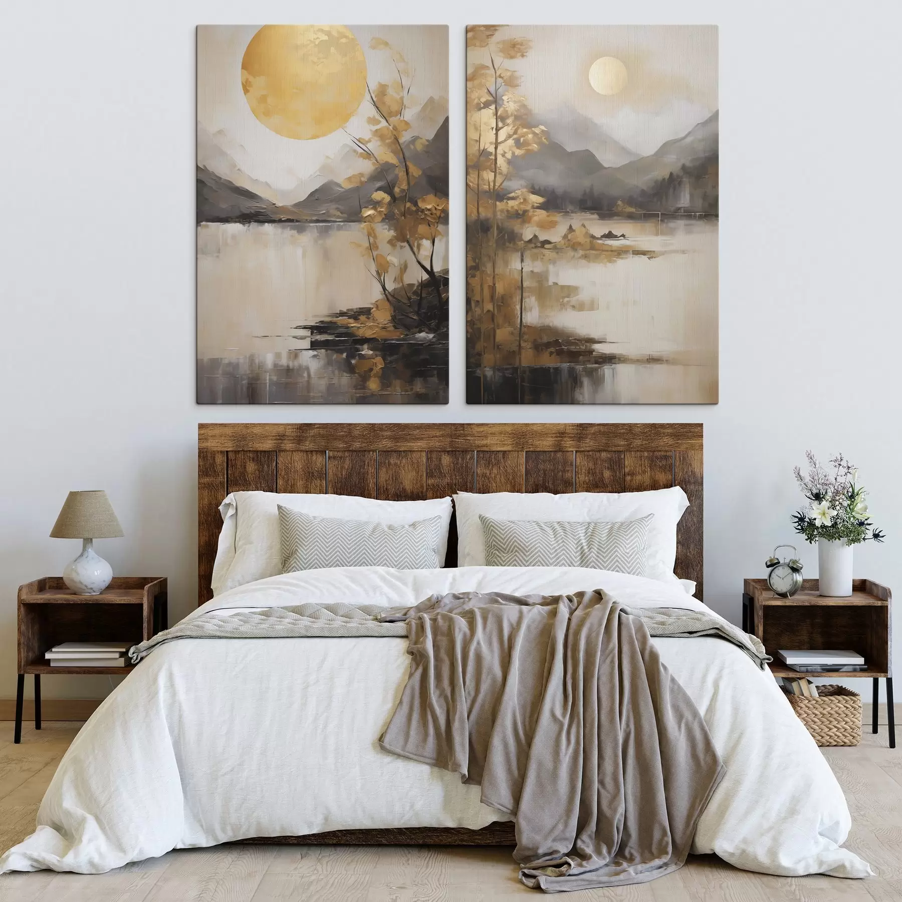 carta da parati Paesaggio astratto, imitazione della pittura nr. m30863