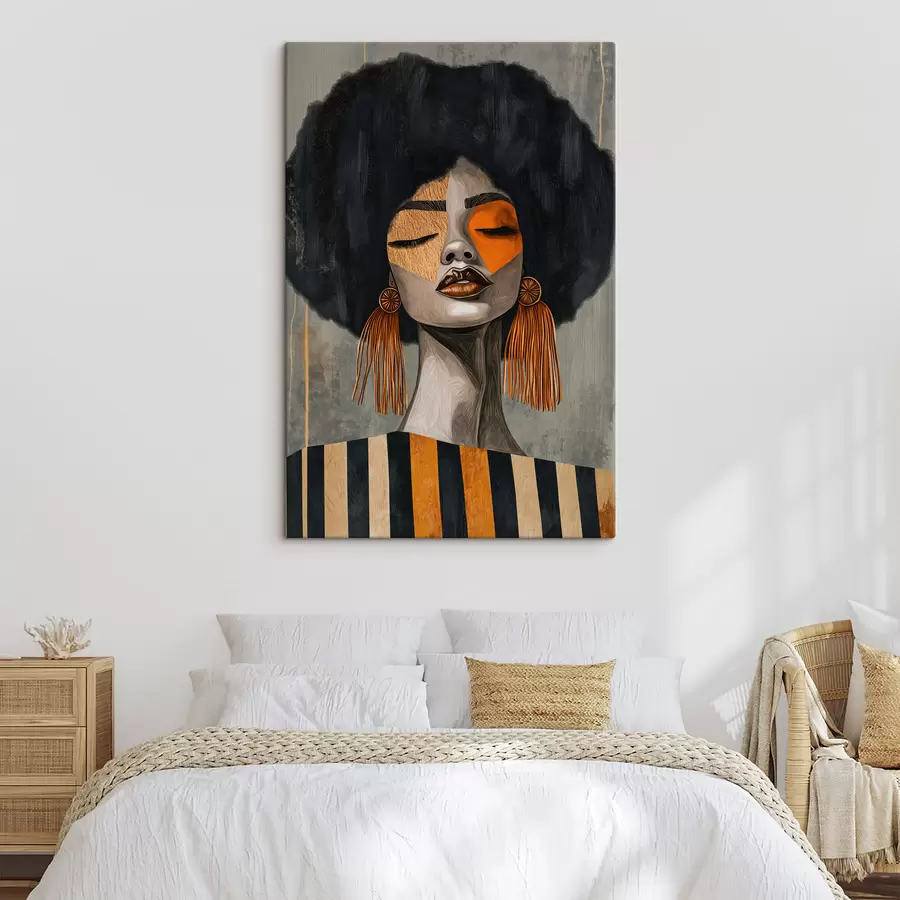 carta da parati Ragazza afro nr. s50336