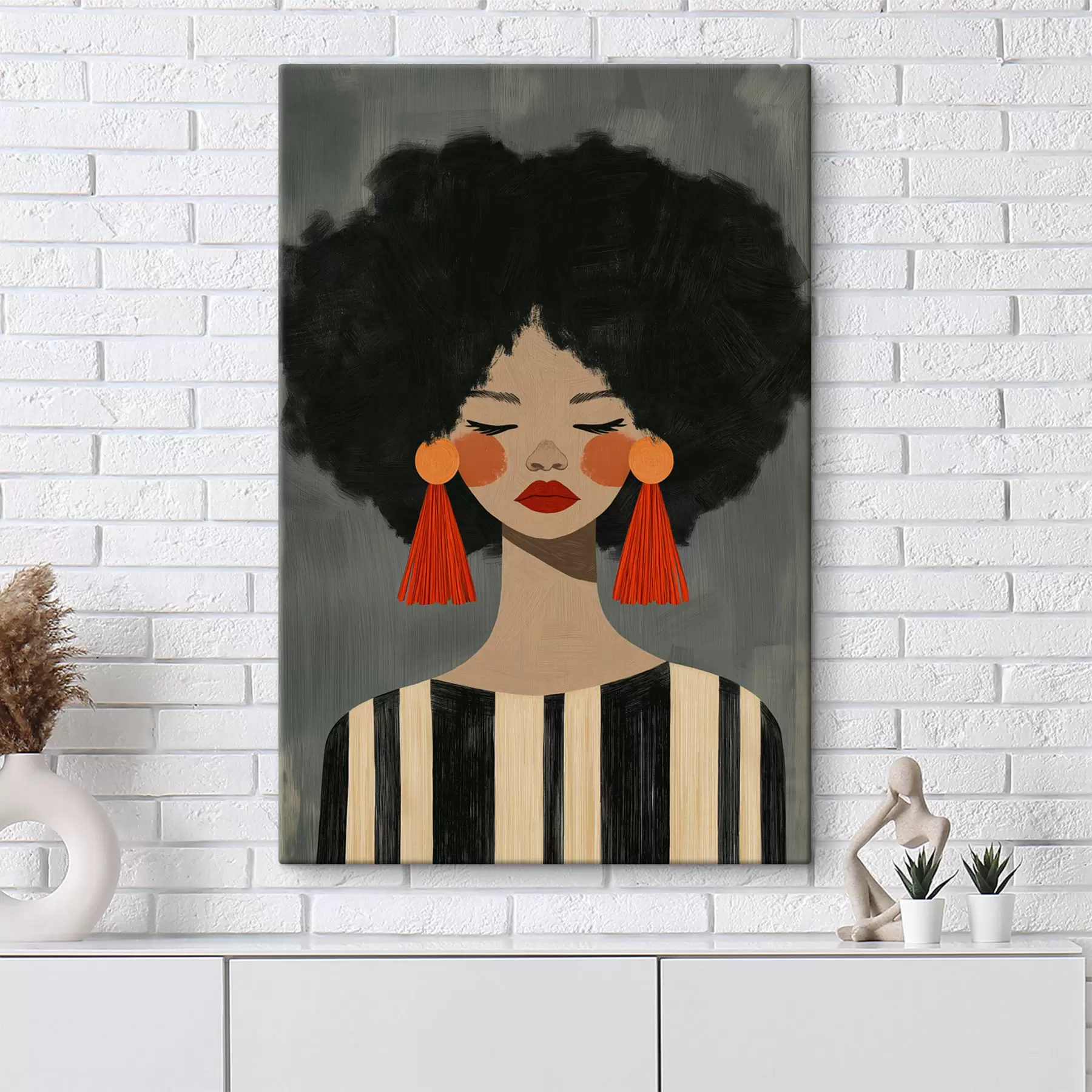 carta da parati Ragazza afro nr. s50338