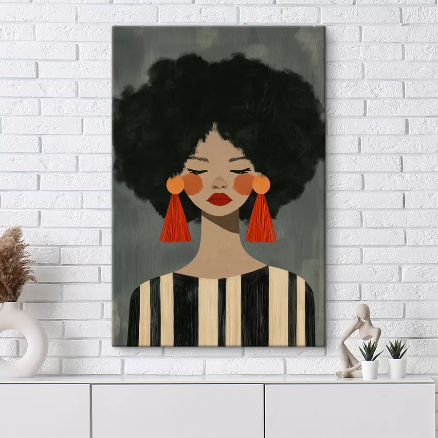 carta da parati Ragazza afro nr. s50338