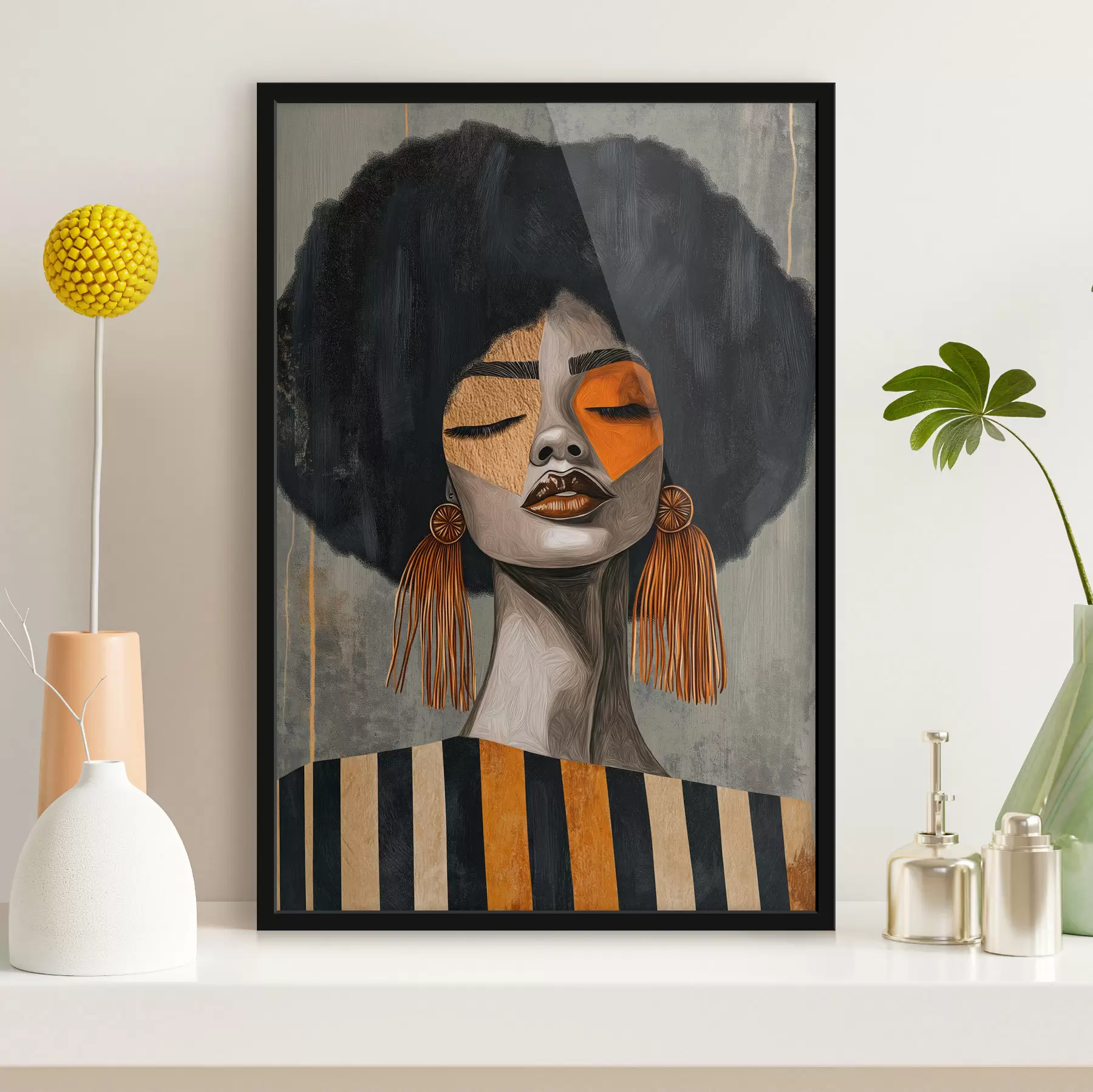 carta da parati Ragazza afro nr. f50336