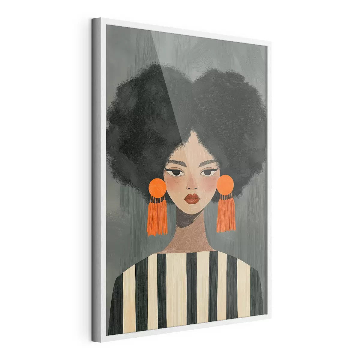 Poster Ragazza afro f50337