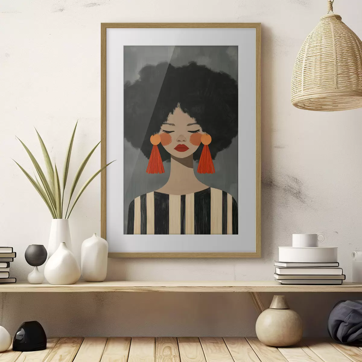 Poster Donna e ispirazione f50338