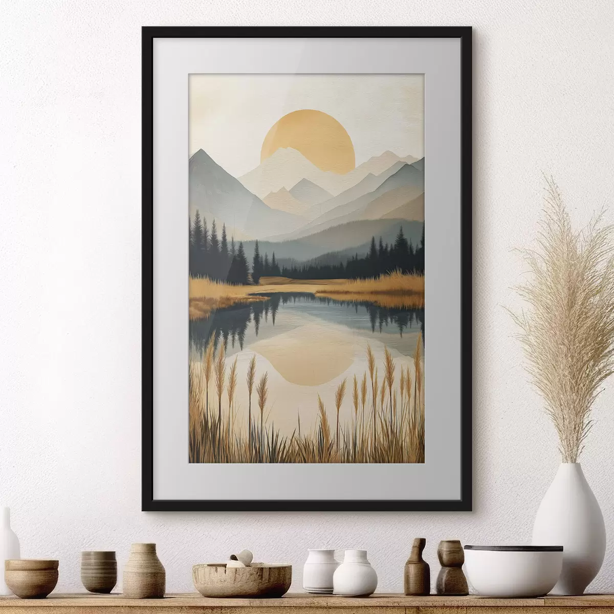 Poster Montagne e colori f50343