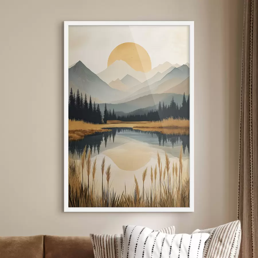 carta da parati Lago di montagna nr. f50343