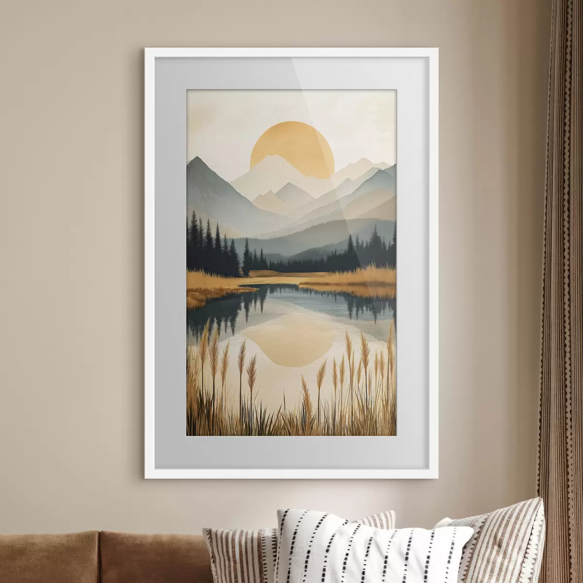 Poster Montagne e colori f50343