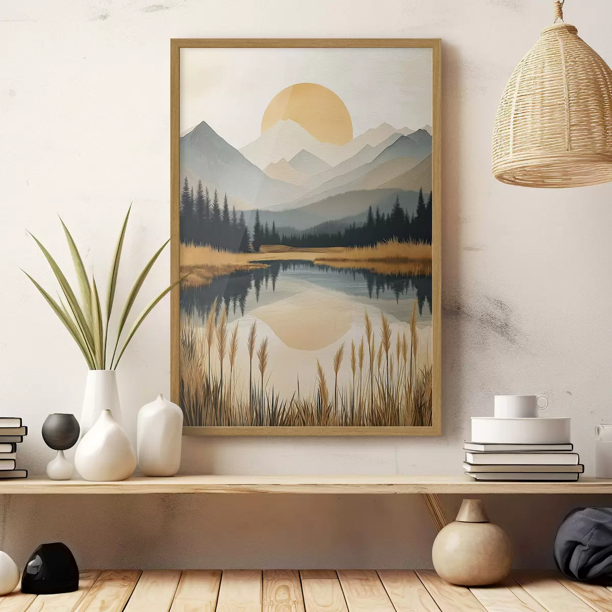 Poster Montagne e colori f50343