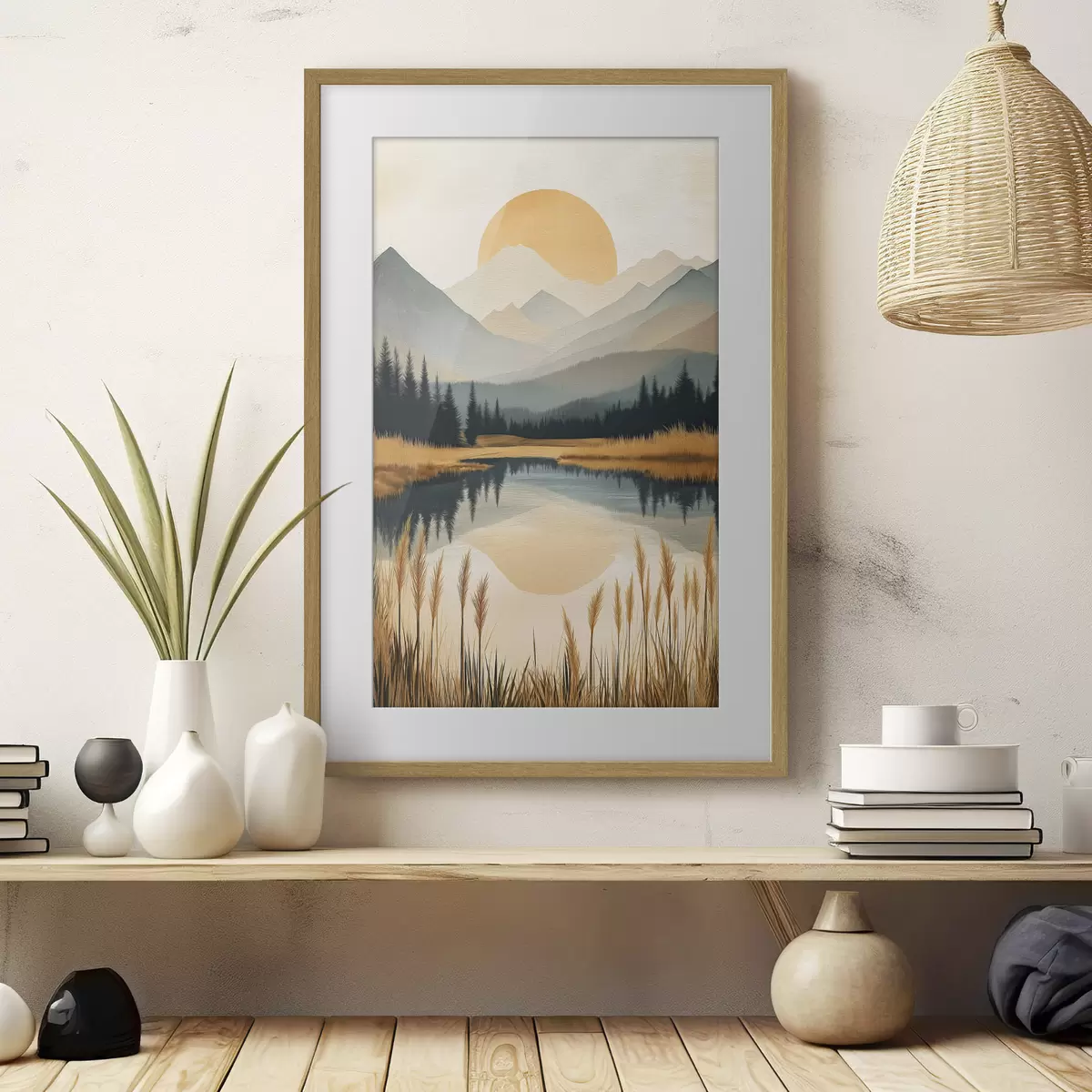 Poster Montagne e colori f50343