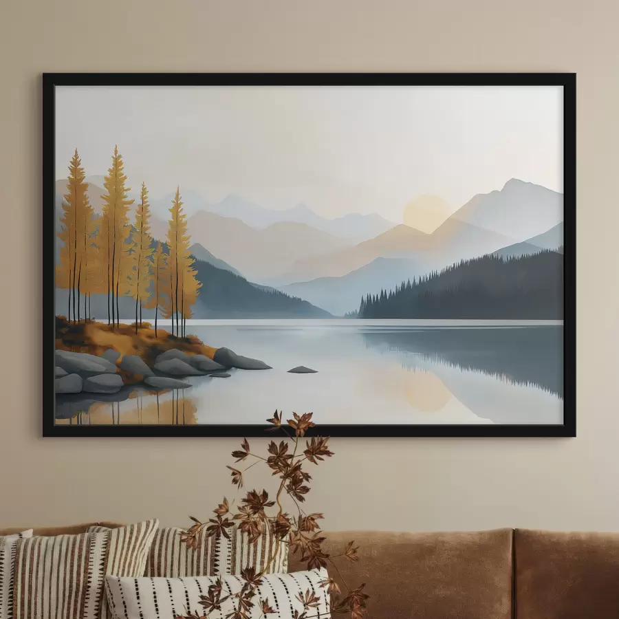 carta da parati Lago di montagna nr. f50344