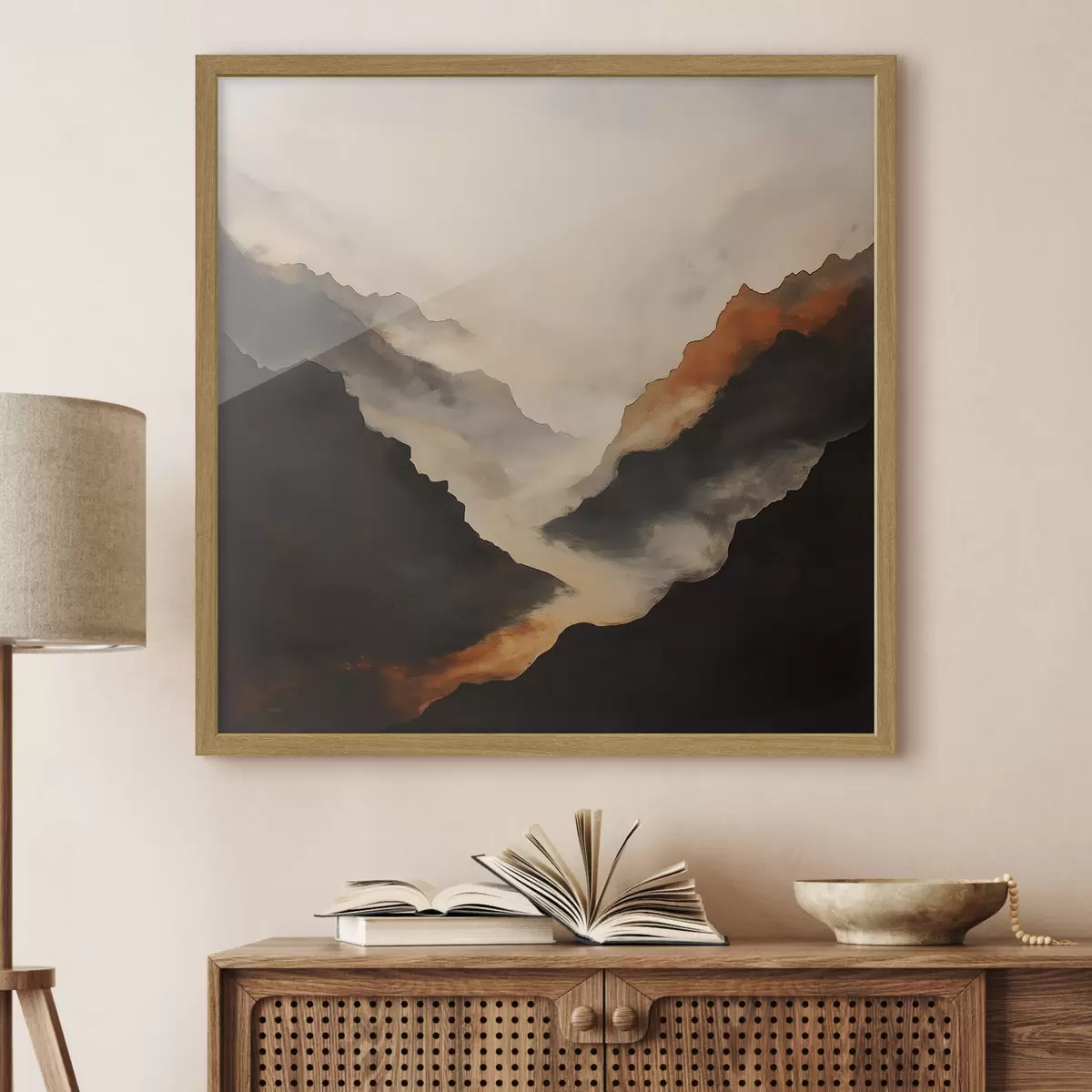 Poster Versante della montagna f50345