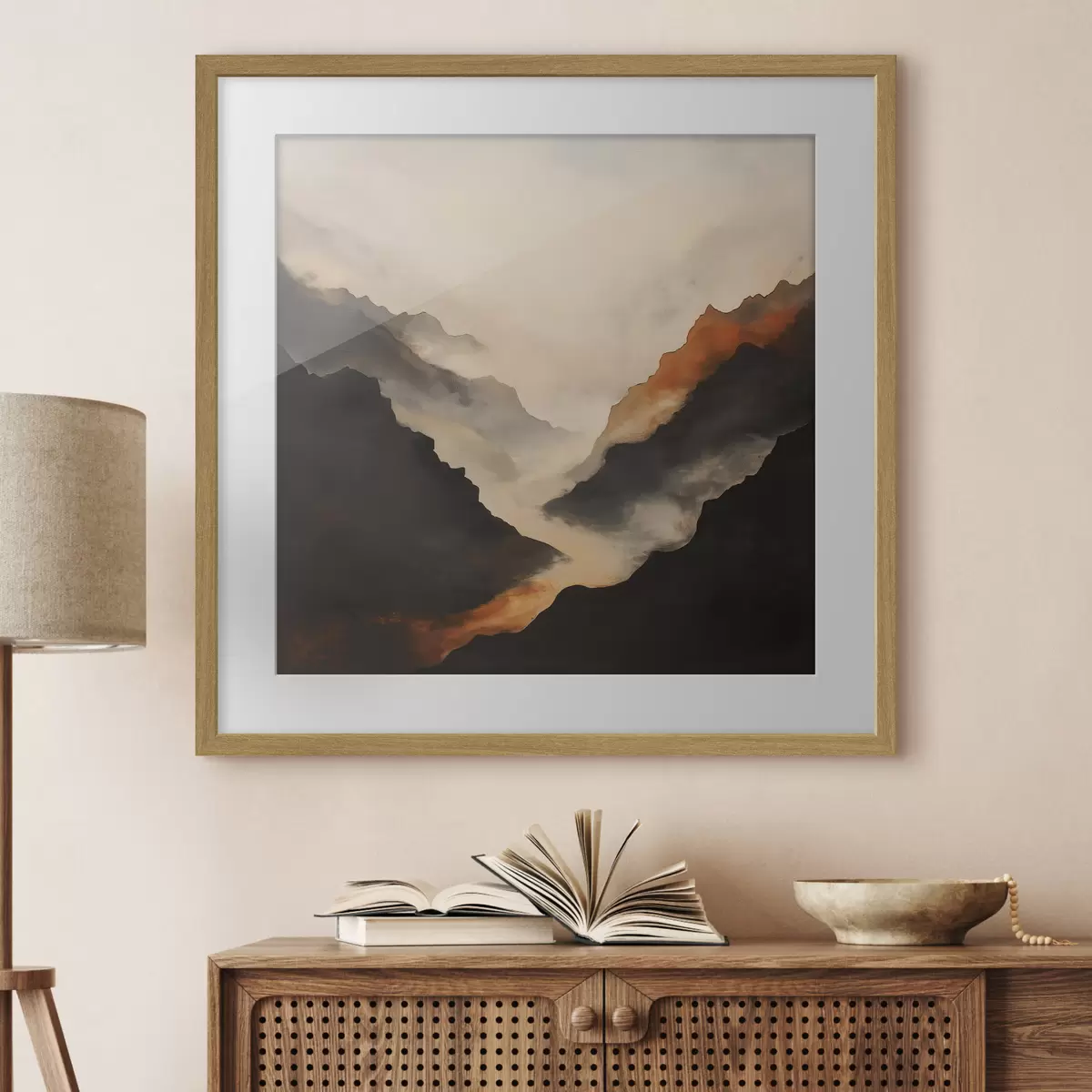 Poster Versante della montagna f50345