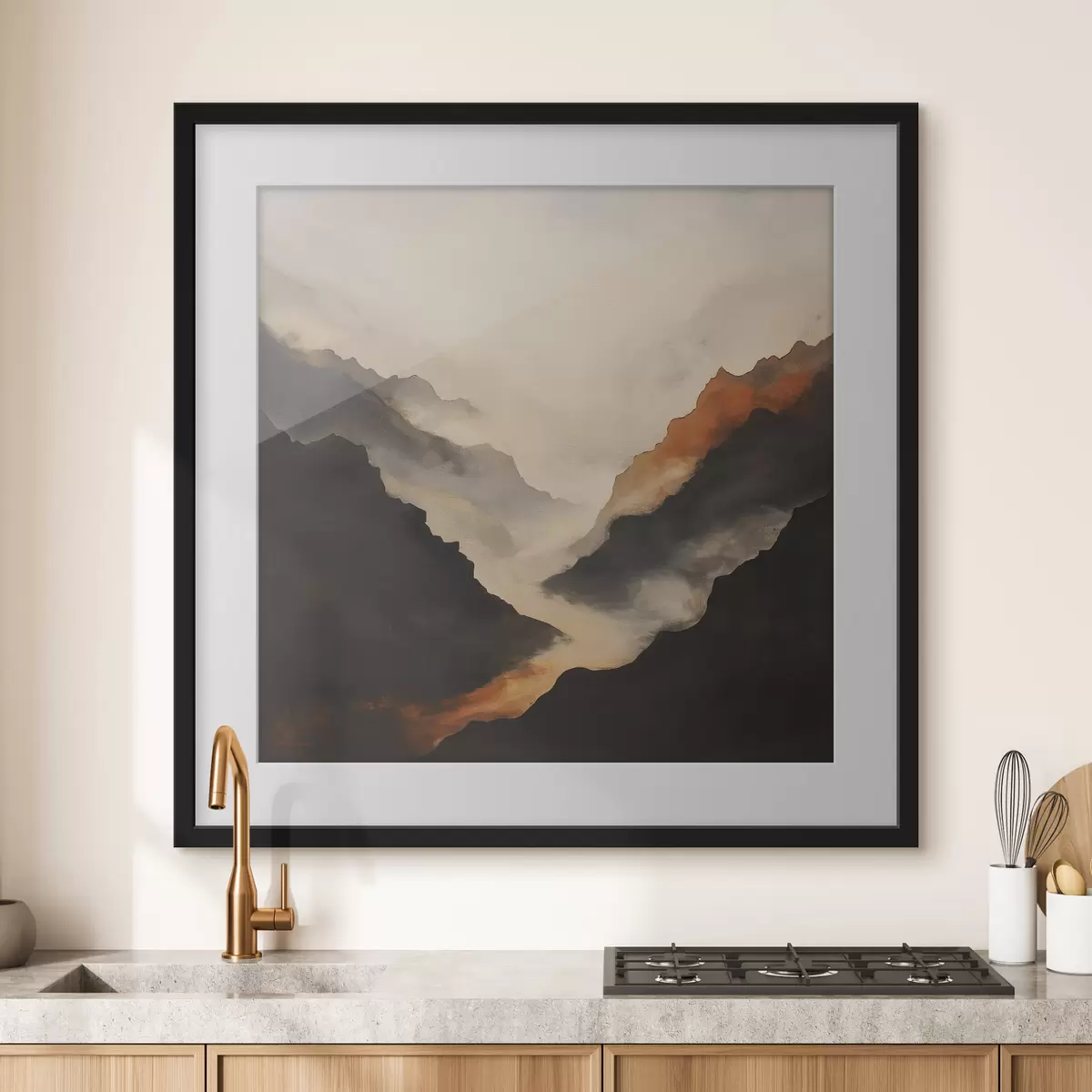 Poster Versante della montagna f50345