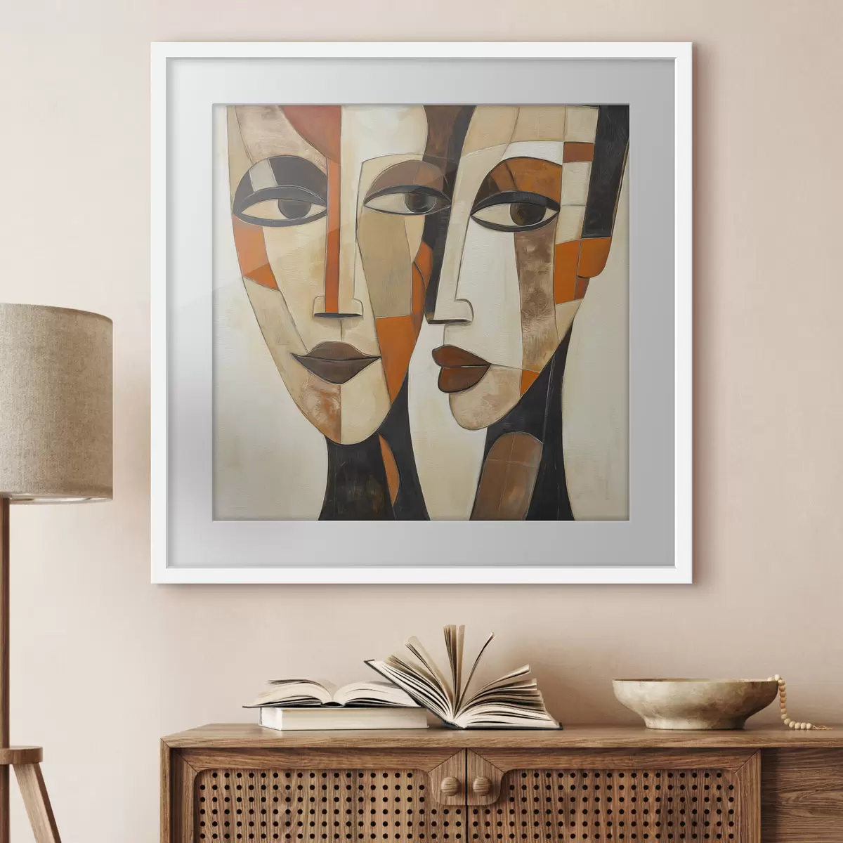 Poster Facce geometriche f50351