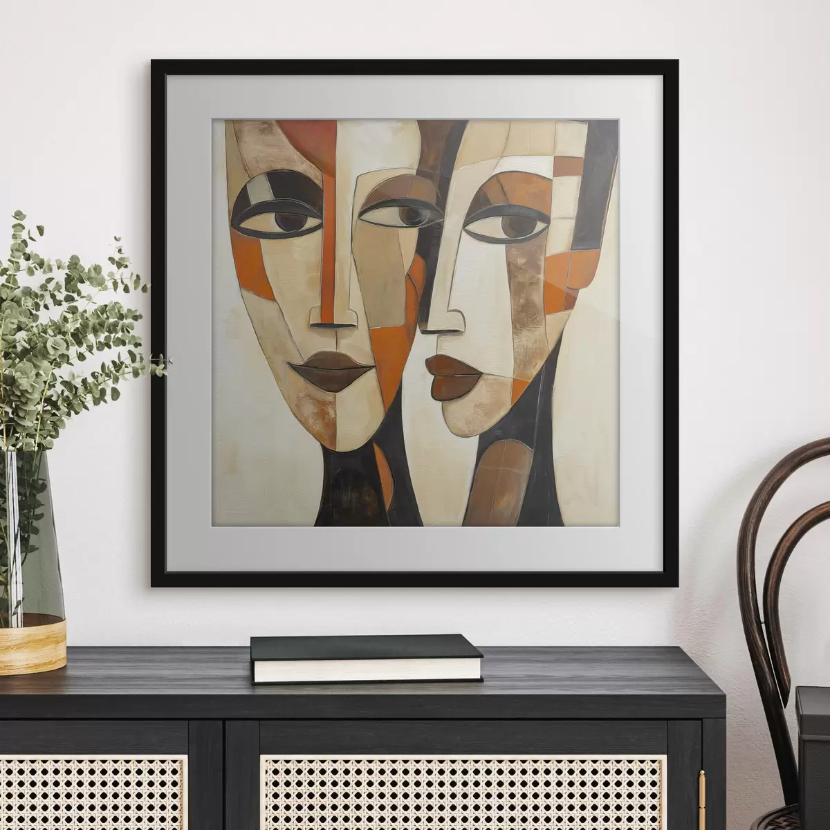 Poster Facce geometriche f50351