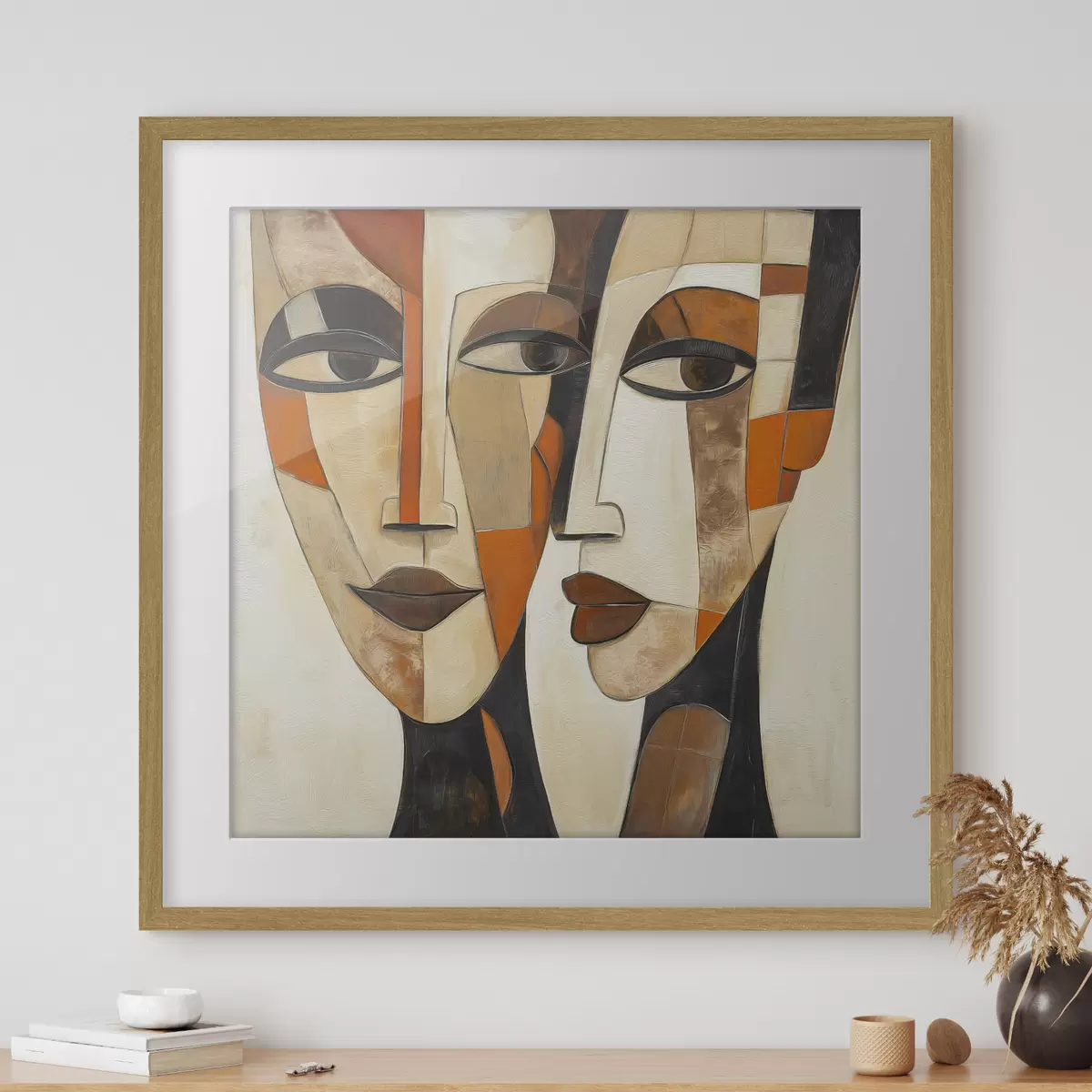 Poster Facce geometriche f50351