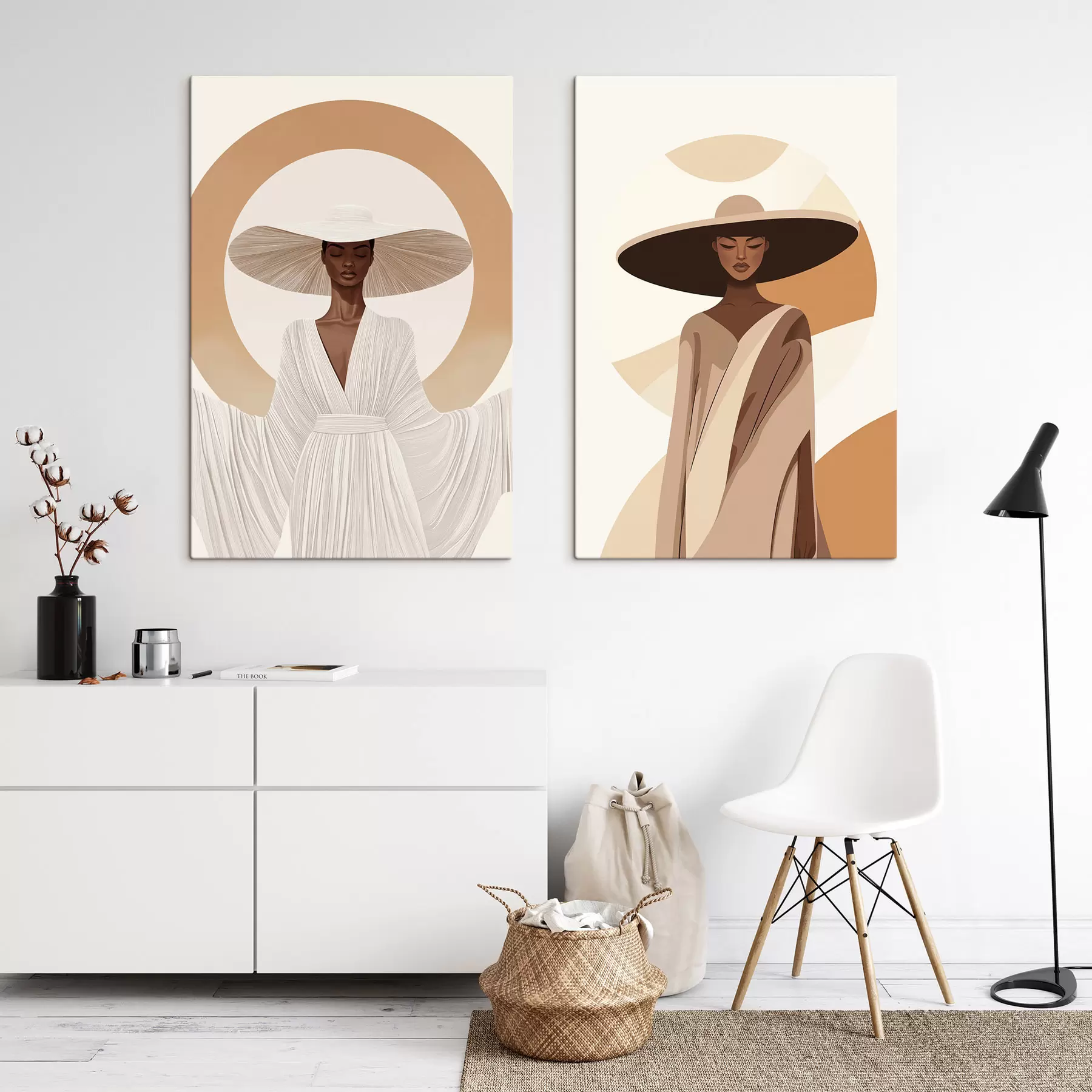 carta da parati Donne con il cappello nr. m30879