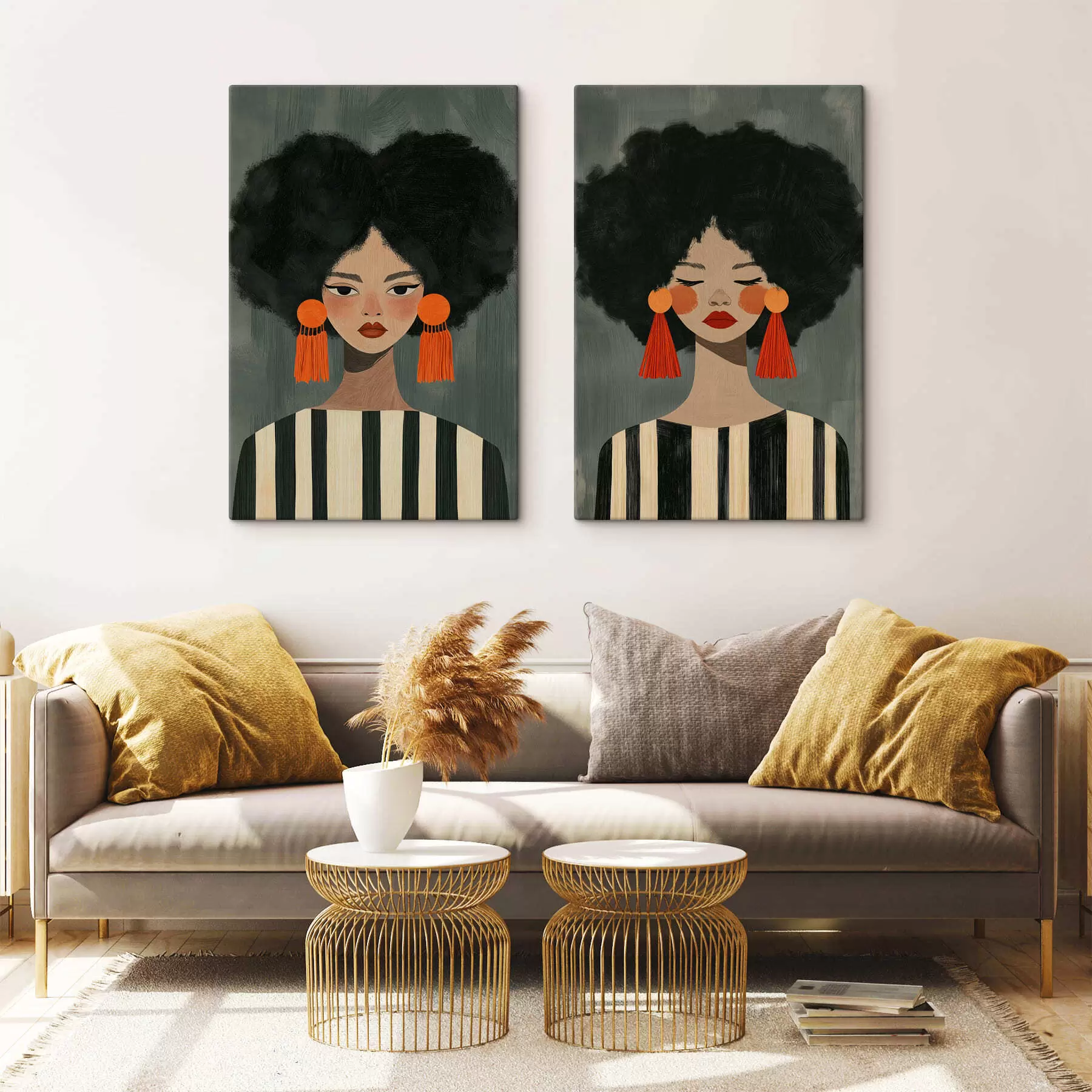 carta da parati Ragazze afro nr. m30882