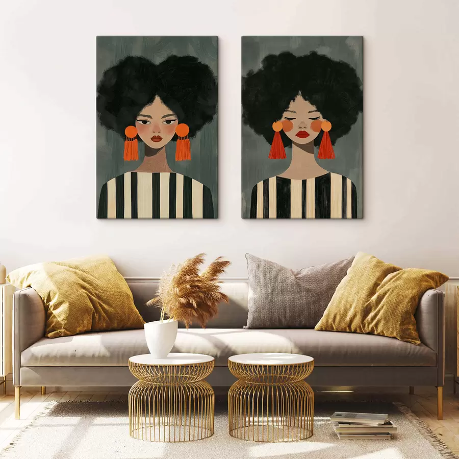 carta da parati Ragazze afro nr. m30882