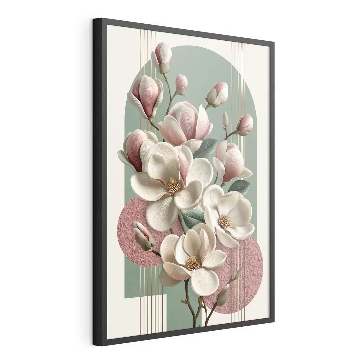 Poster Astrazione con magnolia f50167