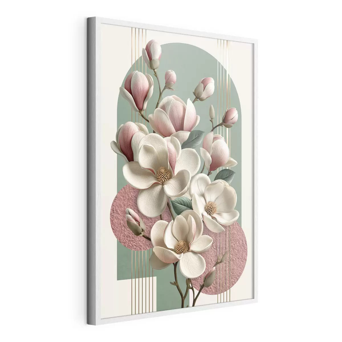 Poster Astrazione con magnolia f50167