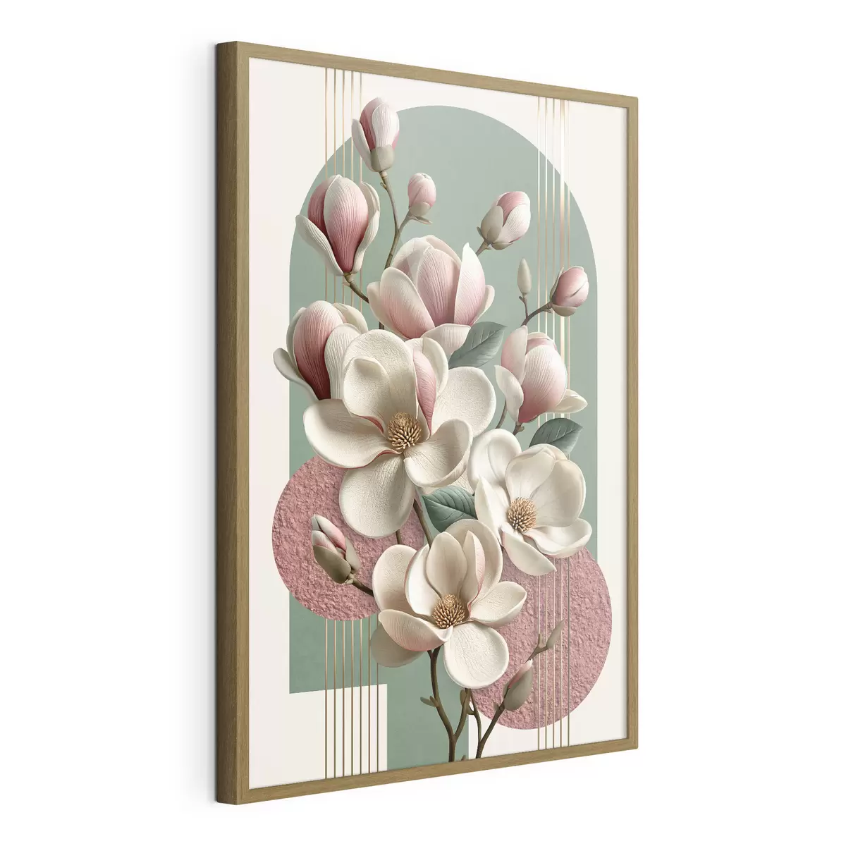 Poster Astrazione con magnolia f50167