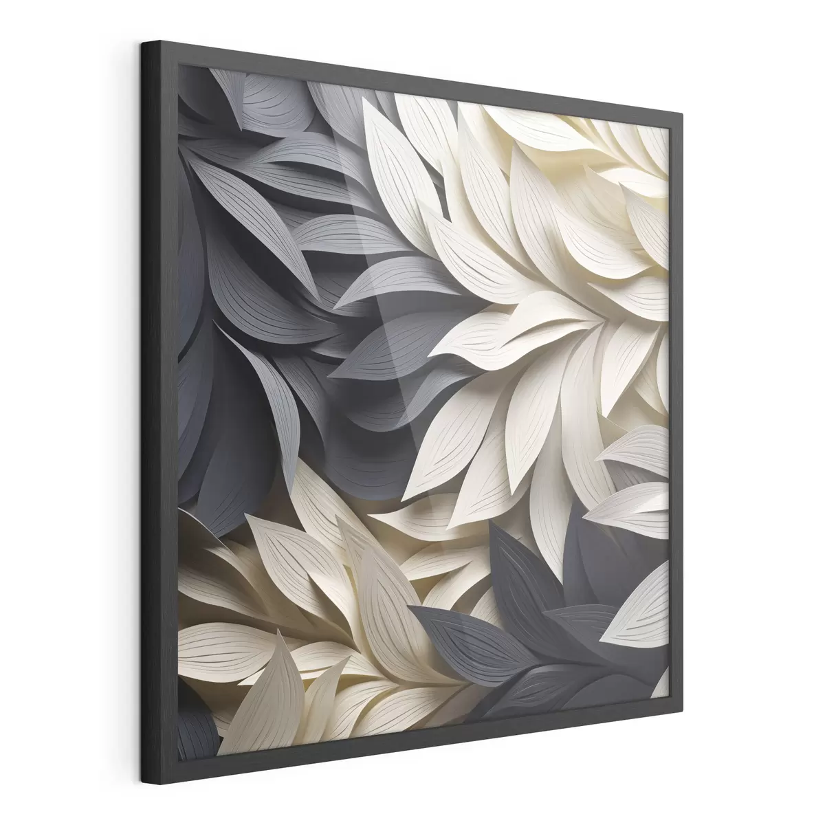 Poster Foglie stilizzate astratte f50376