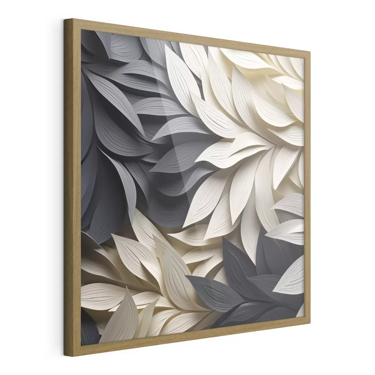 Poster Foglie stilizzate astratte f50376