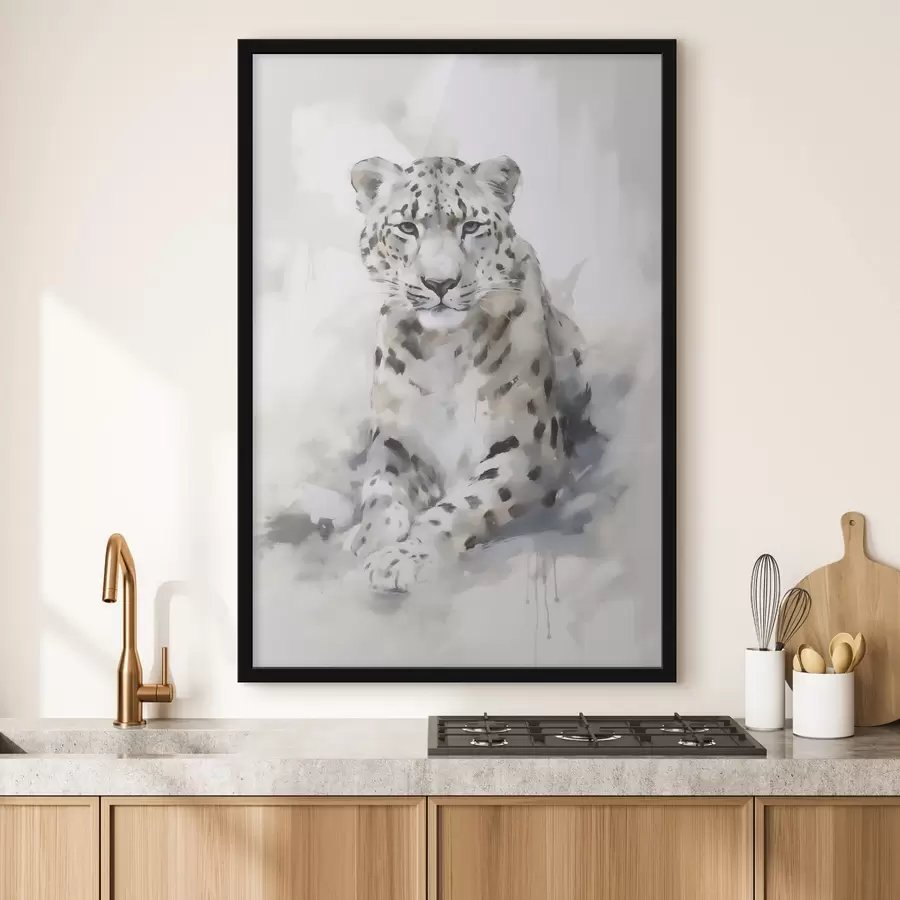carta da parati Leopardo, dipinto in stile imitazione nr. f50413
